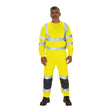 KeepSAFE High Visibility Crew Neck Sweatshirt Yellow - Indigo Supplies Ltd