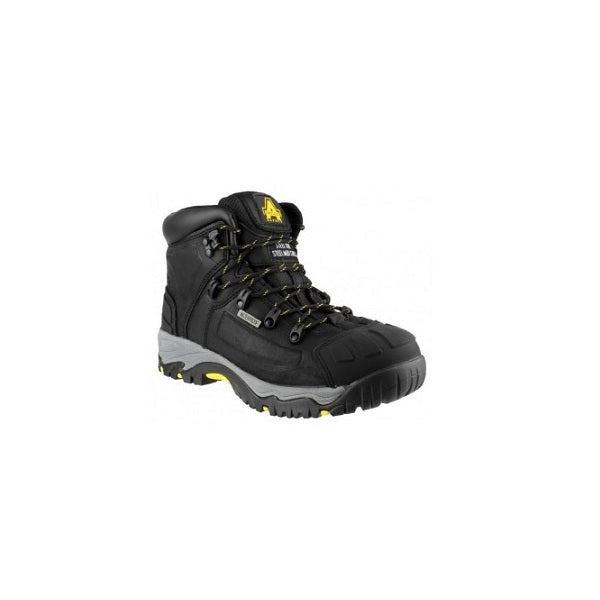 Amblers Waterproof S3 Safety Boot, Black