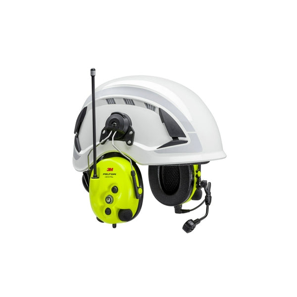 3M MT73H7P3E4410EU PELTOR LiteCom Plus Headset 32 dB PMR446 MHz Hard Hat Attached - Indigo Supplies Ltd