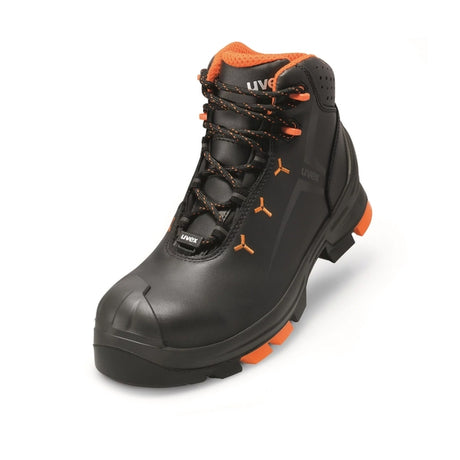 Uvex2 6503.3 Wide Fit (W12) Safety Boot Black S3 SRC - Indigo Supplies Ltd