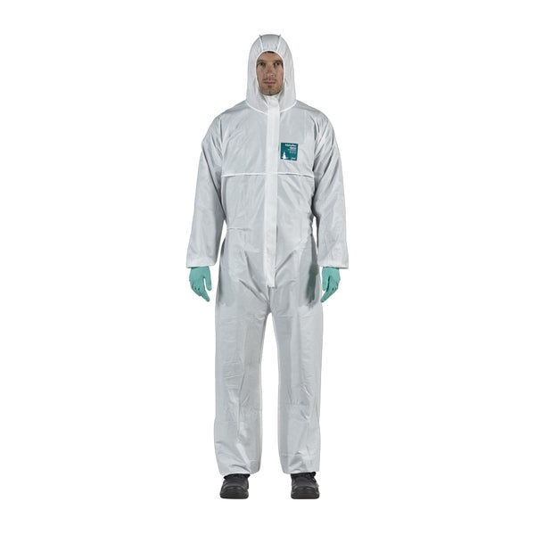 Ansell 1800 Standard Model 111 Alphatec Chem Coverall White - Indigo Supplies Ltd