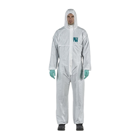 Ansell 1800 Standard Model 111 Alphatec Chem Coverall White - Indigo Supplies Ltd