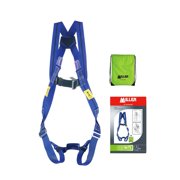 Honeywell 1031440 Miller Titan Two-Point Safety Harness Blue
