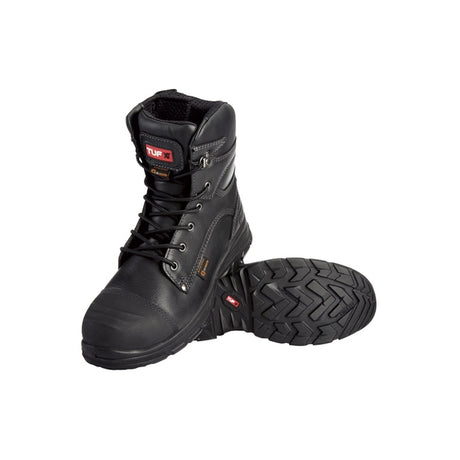 Tuf XT eVent Waterproof 8.5" Hi-Leg Zip Safety Boot wth Midsole Black - Indigo Supplies Ltd