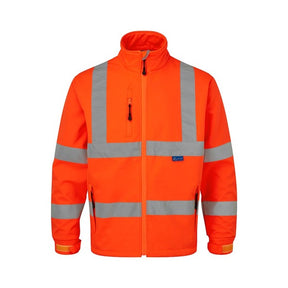Bodyguard High Visibility 3 Layer Softshell Orange - Indigo Supplies Ltd