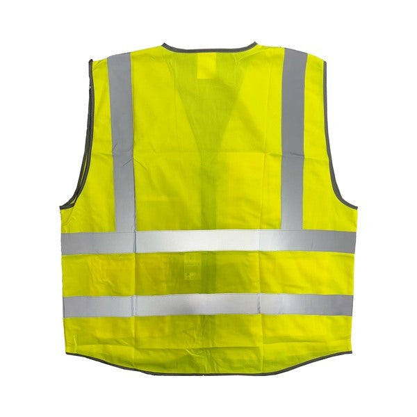 W11-Y Lynton High Visibility Waistcoat Yellow - Indigo Supplies Ltd