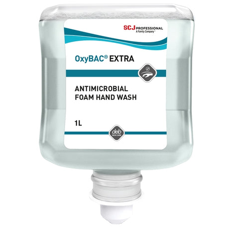 SCJ Oxybac Extra Antibac Foam Handwash Cartridge 1 Litre - Indigo Supplies Ltd