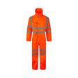 Bodyguard High Visibility Thermal Coverall Orange - Indigo Supplies Ltd