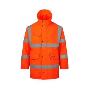 Bodyguard High Visibility Vapourking Jacket Orange - Indigo Supplies Ltd