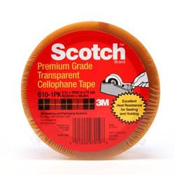 3M 610 Cellophane Film Tape 25mm x 66m - Indigo Supplies Ltd