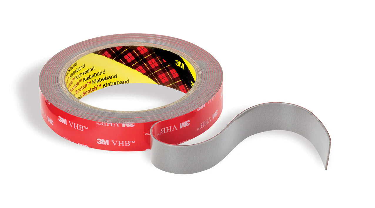 3M GPH-060GF VHB Hi Temp Double Sided Foam Tape Grey 25mm x 0.6mm x 33m uk