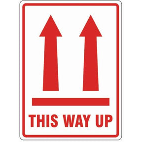 This Way Up Labels (108x79mm) - Indigo Supplies Ltd