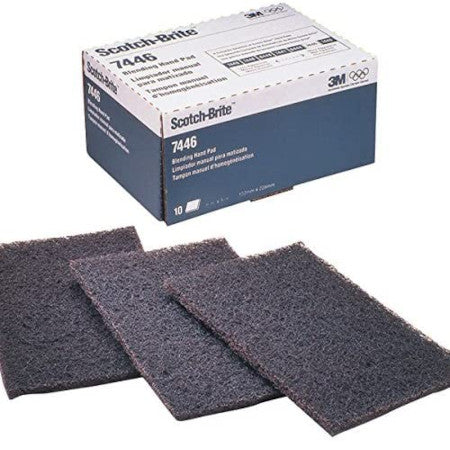 3M Scotch Brite 7446 Abrasive Sheets - Very Coarse - Pack of 10 - Indigo Supplies Ltd