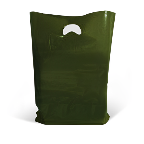 Harrods Green Varigauge Carrier Bags