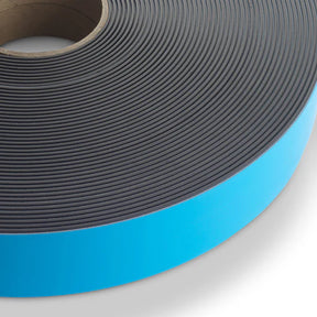 Magnetic Tape with Foam Adhesive, 50mm x 1.5mm x 30m Mating, UV Coated and 3" Core - Indigo Supplies Ltd