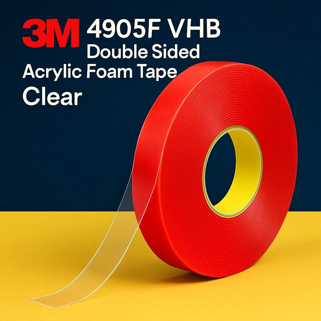 3M 4905F VHB Double Sided Acrylic Foam Tape Clear uk