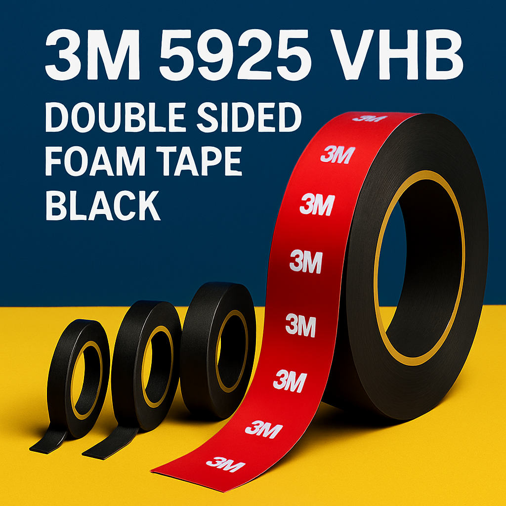 3M 5925 VHB Double Sided Acrylic Foam Tape (all widths) uk