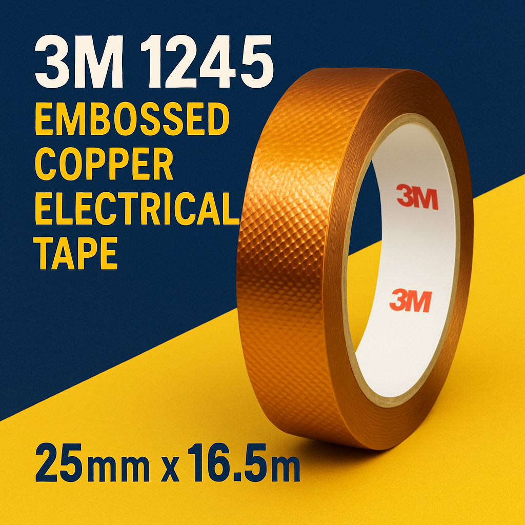3M 1245 Embossed Copper Electrical Tape uk