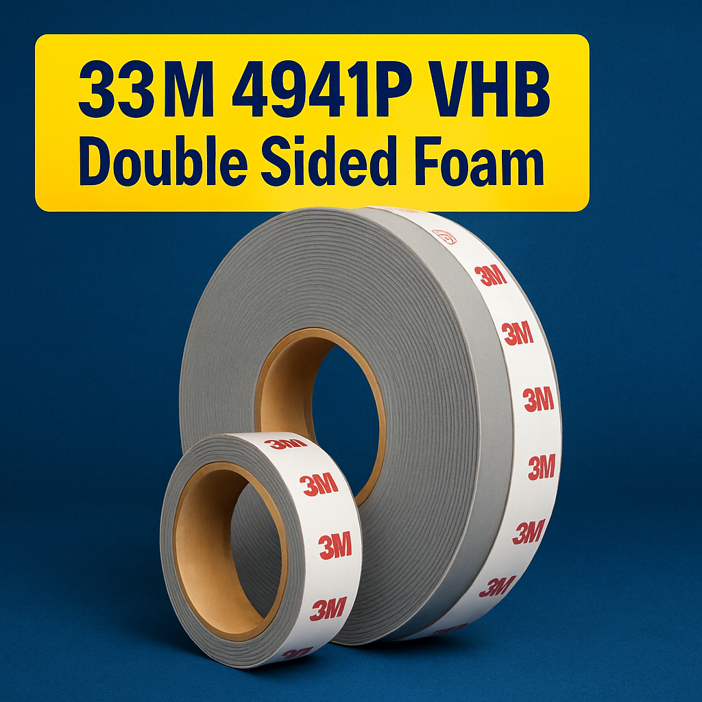 3M 4941P VHB Double Sided Foam Tape Grey uk