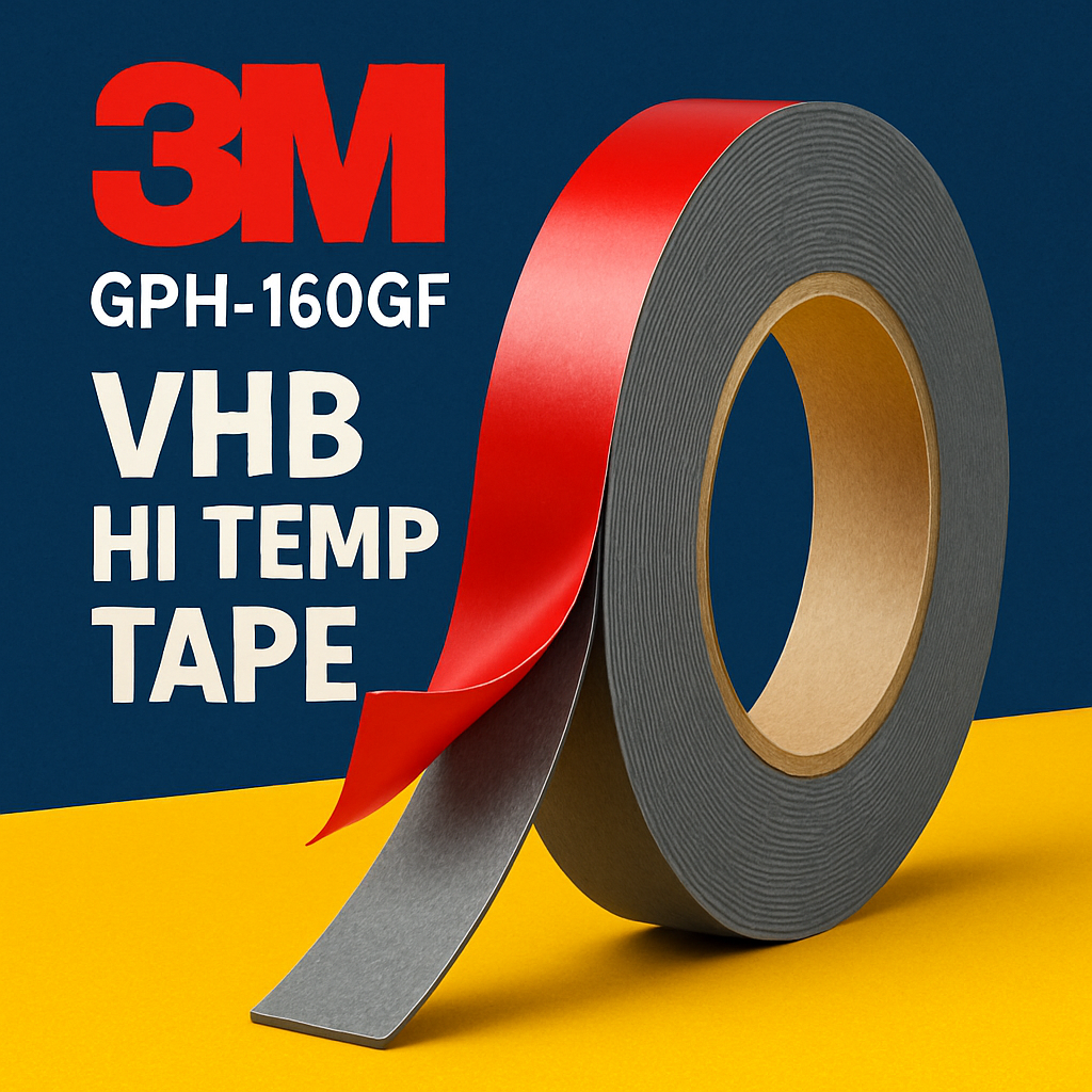 3M GPH-160GF VHB Hi Temp Double Sided Tape Grey uk