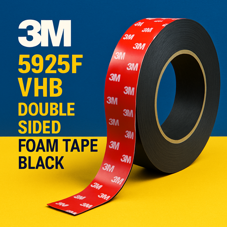 3M 5925F VHB Double Sided Foam Tape Black uk