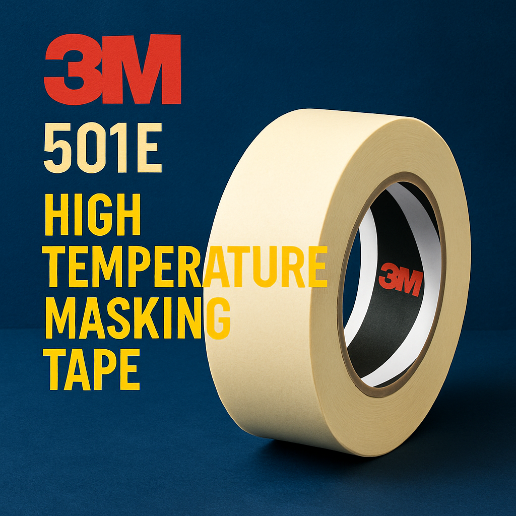 3M 501E High Temperature Masking Tape - Indigo Supplies Ltd