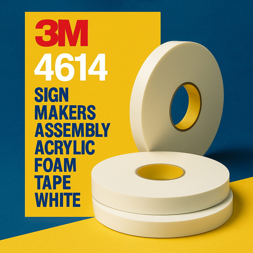 3M 4614 Sign Makers Assembly Acrylic Double Sided Foam Tape uk