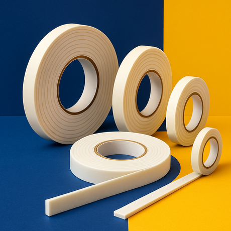 double sided foam tape adhesive 3mm thick all widths uk