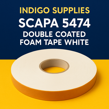 Scapa 5474 Double Coated Foam Tape White uk