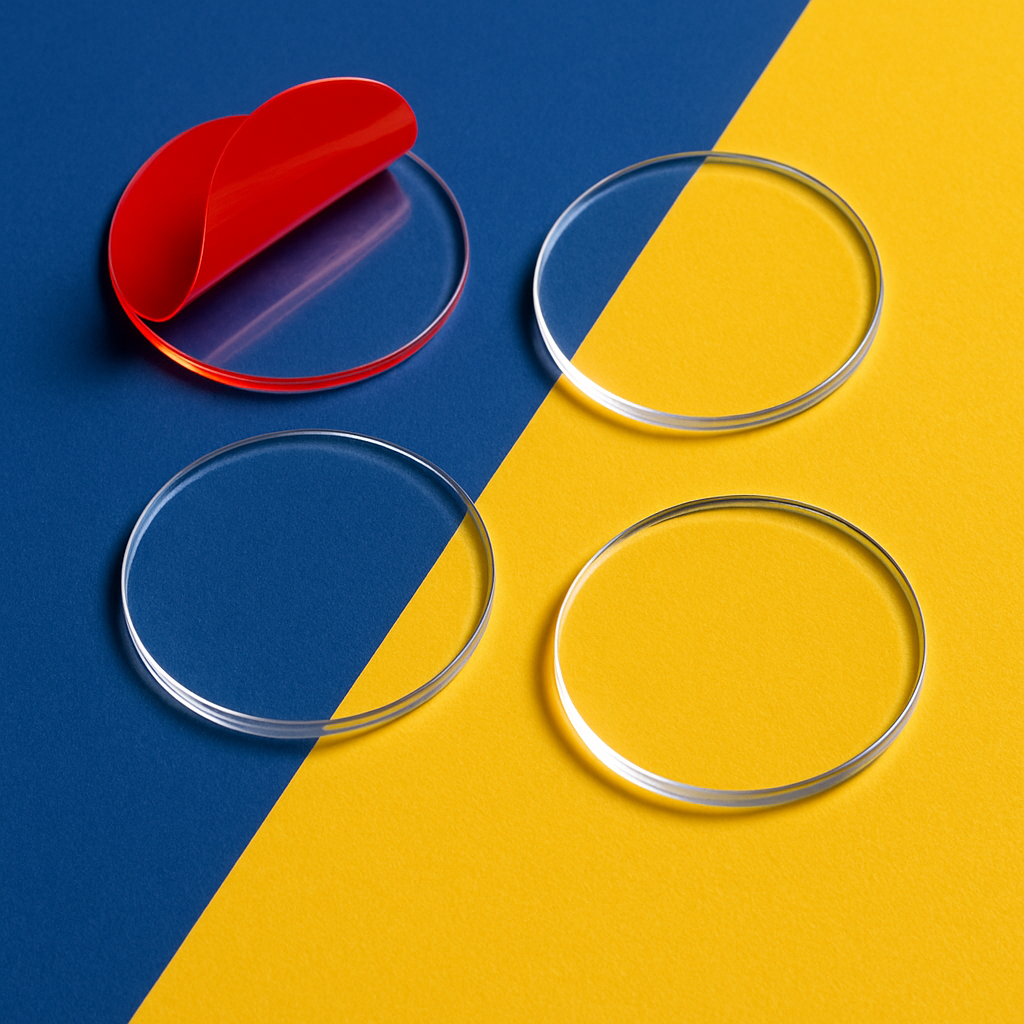 double sided gel vhb very high bond 3m discs circles clear uk