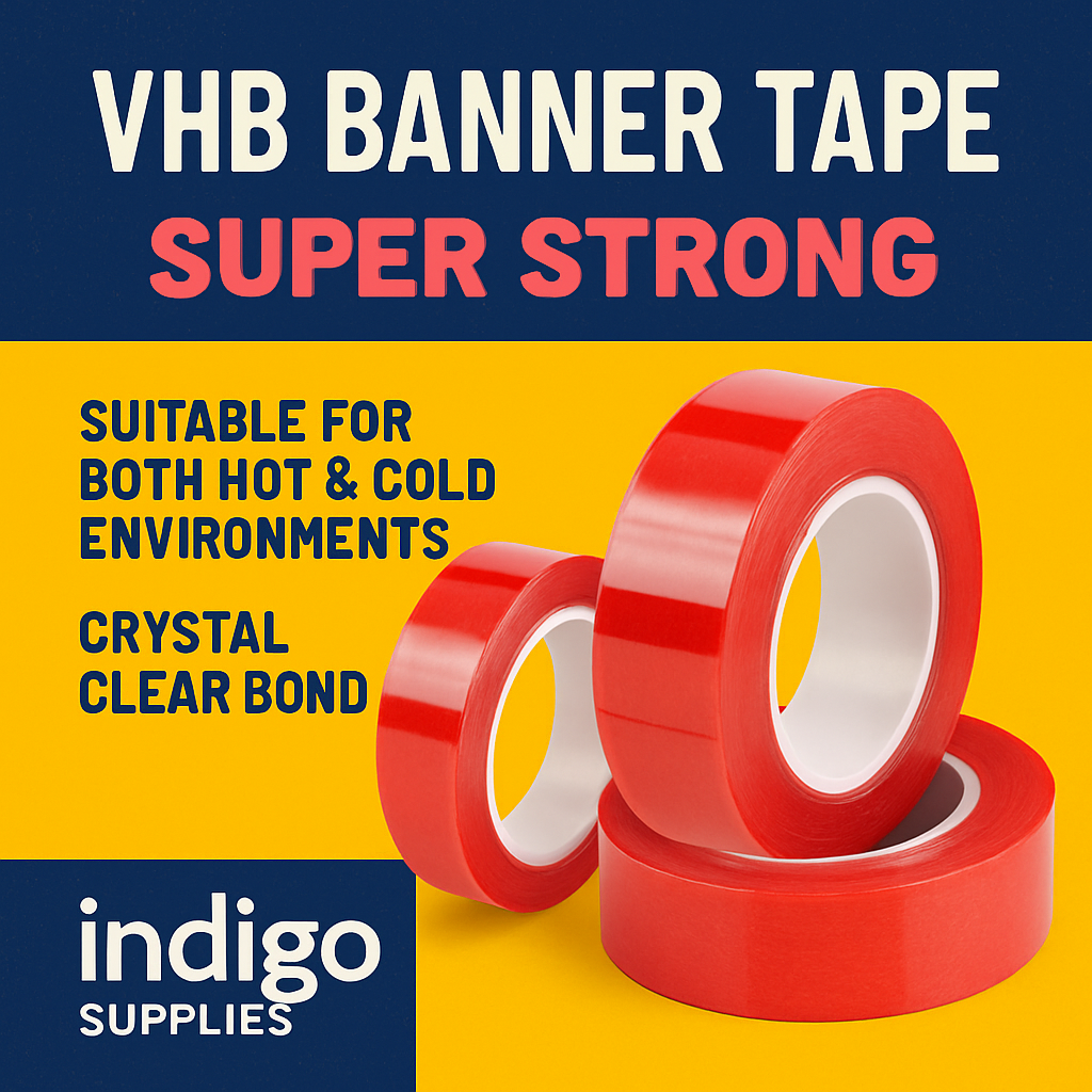 double sided vhb very high bond banner tape uk