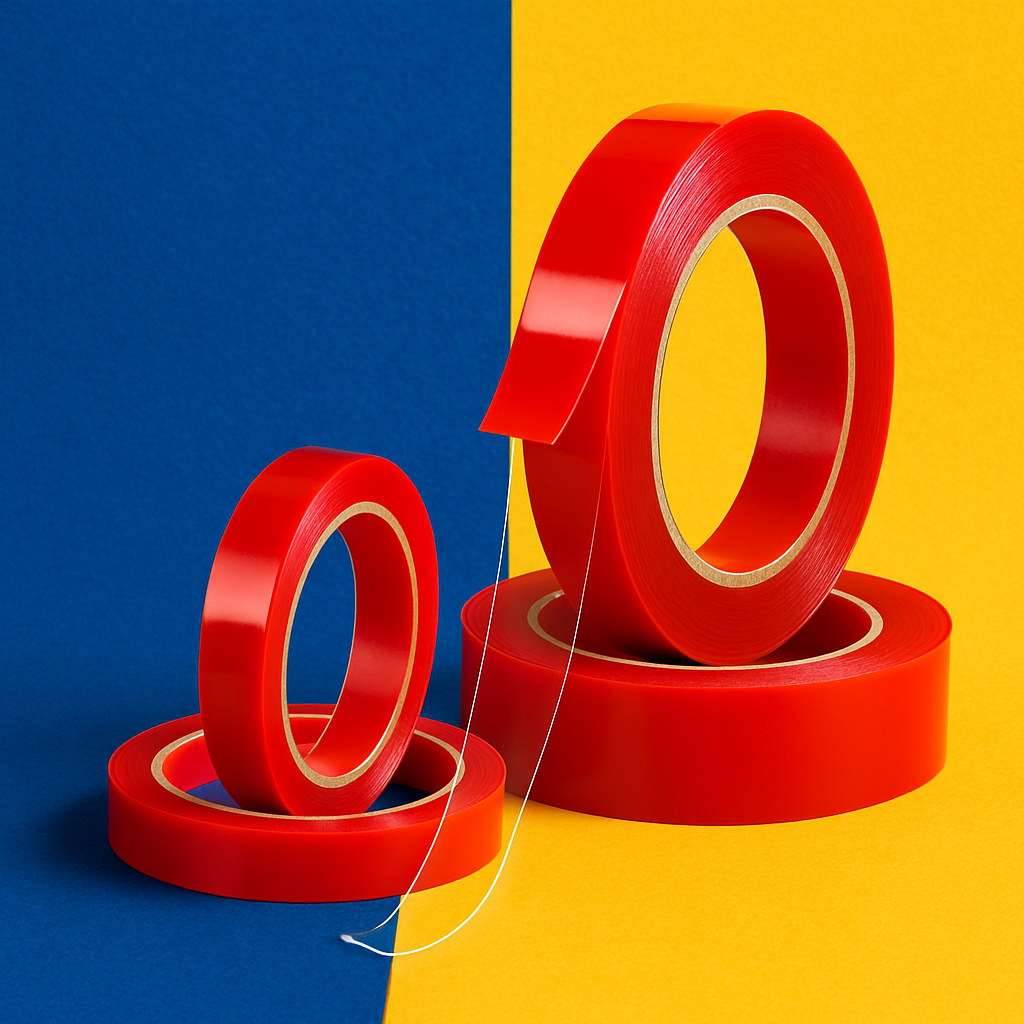 VK196 Transparent Double Sided High Bond Gel Tape 1mm Thick