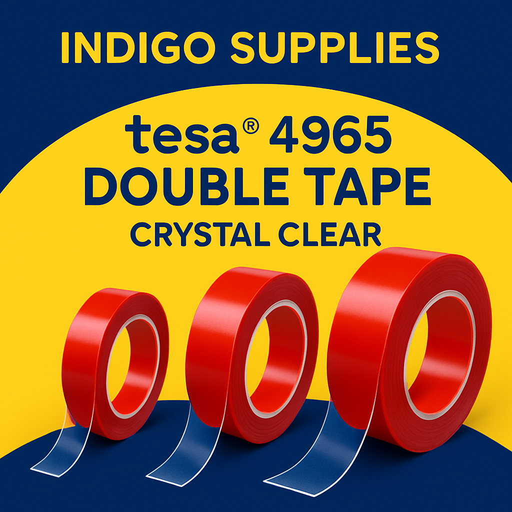 Tesa 4965 High Temperature High Shear Double Sided Tape - Indigo Supplies Ltd