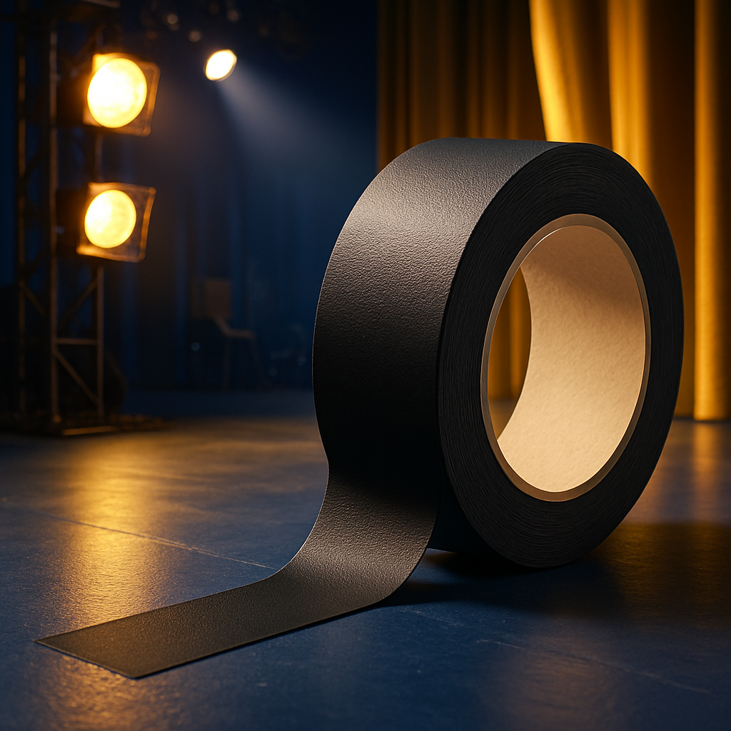 Gaffer Tape Pro Grade Matt Finish Easy Peel Peelable Low Tack 47mm x 50 Black uk