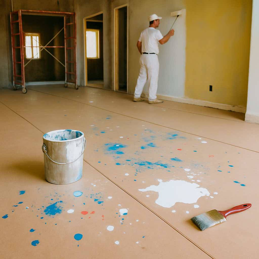 builders board temporary floor protection protector uk solid board card ramboard