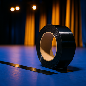 Gaffer Tape Pro Grade Gloss Finish Easy Peel Peelable Low Tack 47mm x 50 Black