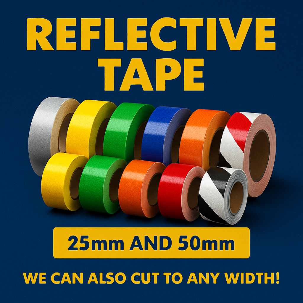 adhesive reflective vinyl tape uk