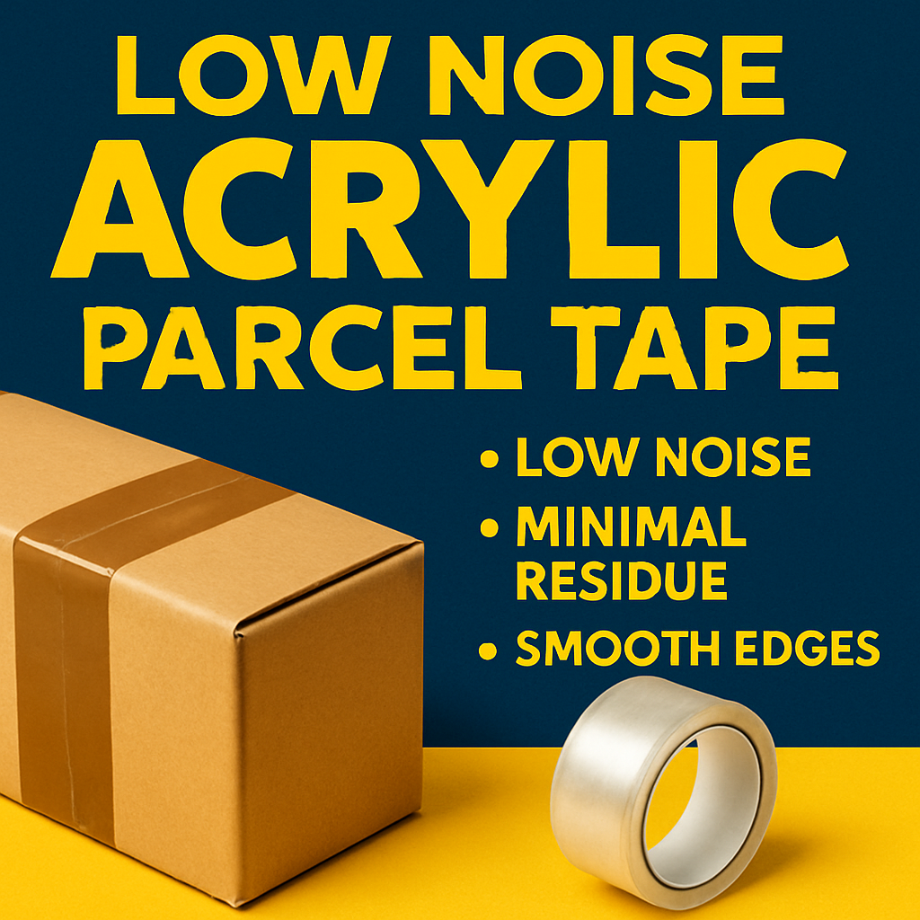 Premium Low Noise Acrylic Adhesive Packing Tape uk