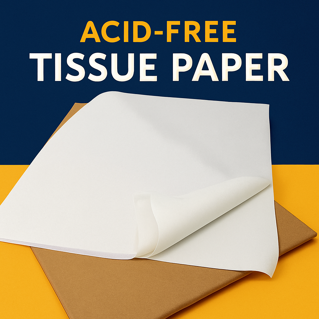 White MG Acid Free Tissue Paper uk white