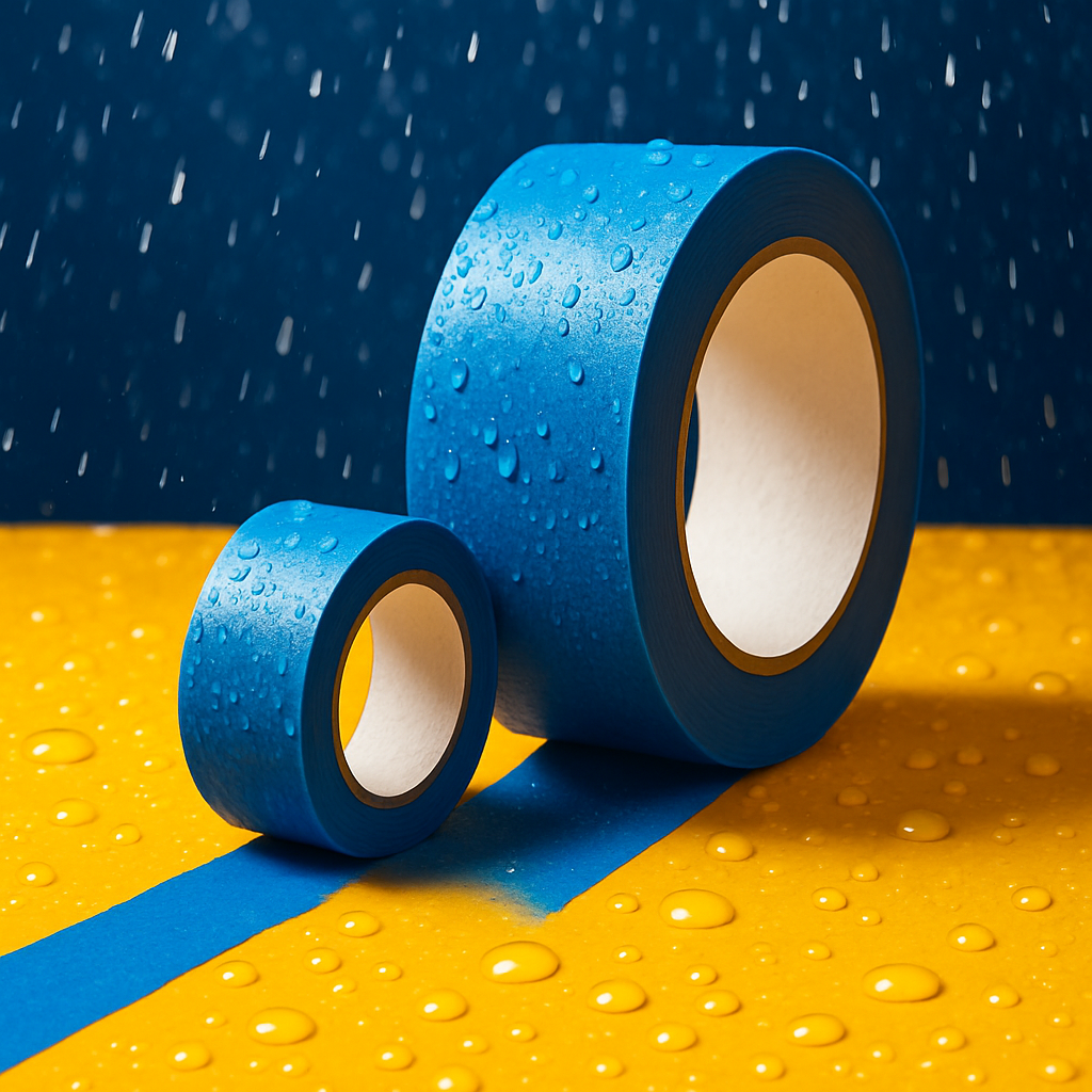 blue weather proof resistant masking tape uk