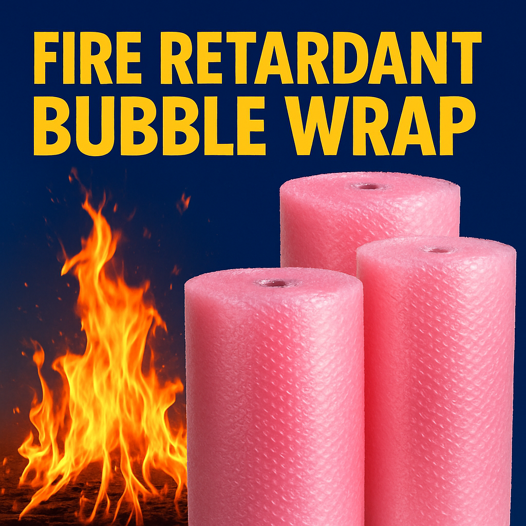fire flame retardant buble wrap film uk