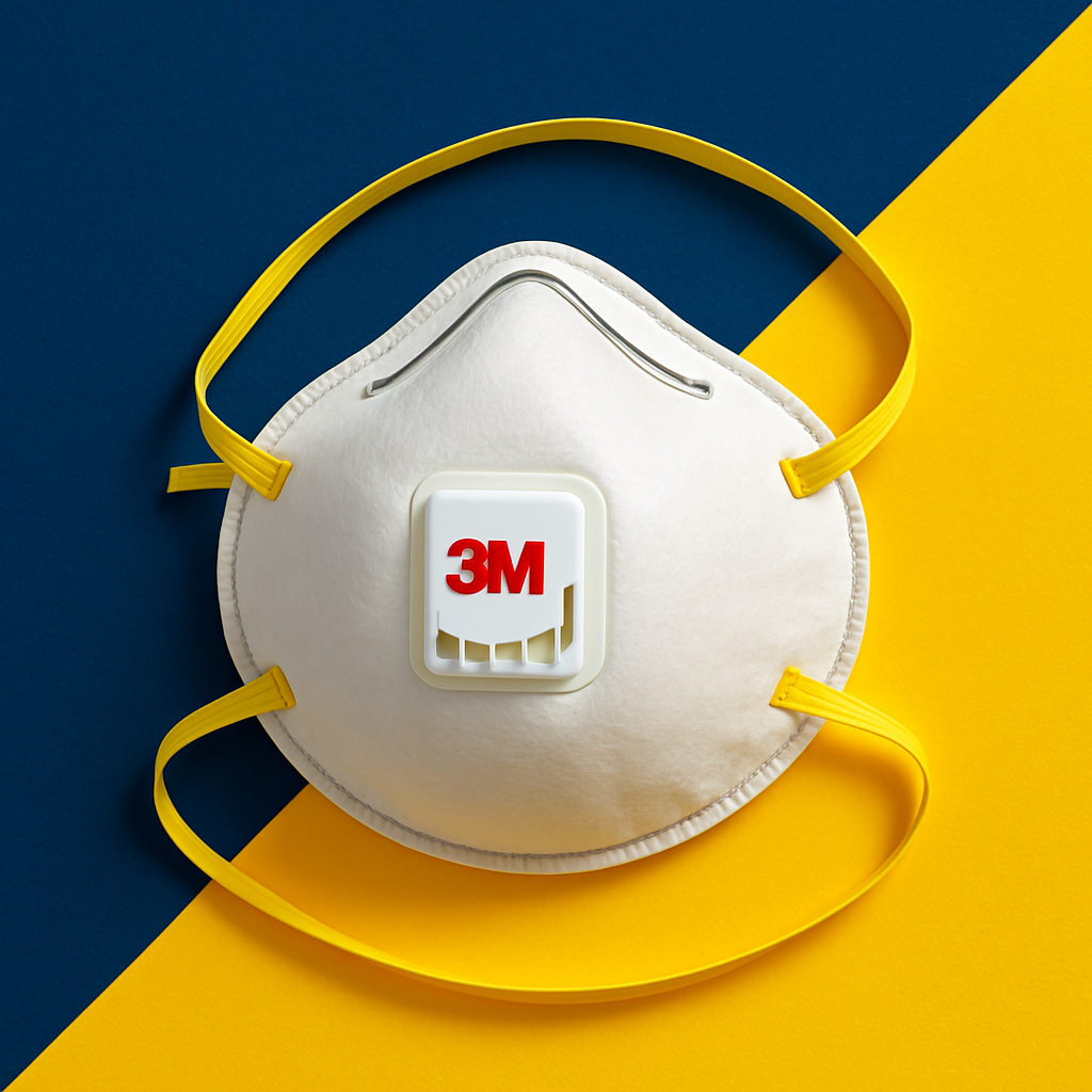 Dust Mask 3M 8812 FFP1 Respirator with VALVE (X5)