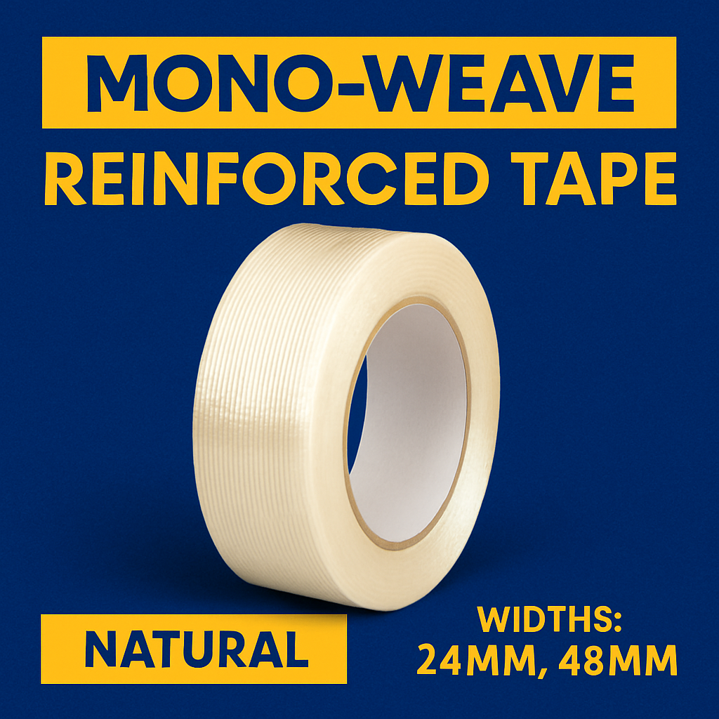 monoweave reinforced parcel packaging heavy duty adhesive tape uk