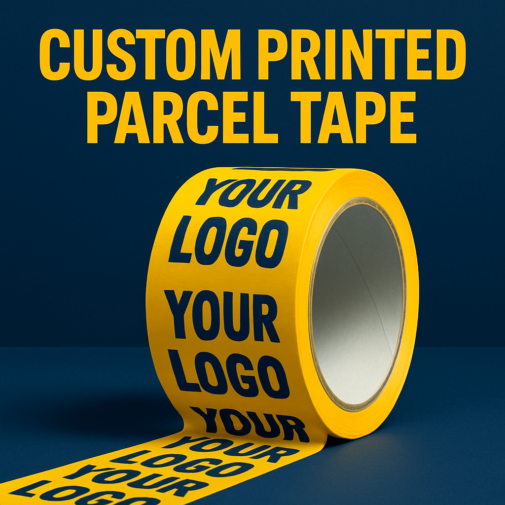 custom printed parcel packaging adhesive tape uk