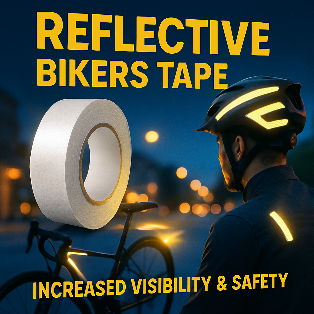 adhesive reflective bikers tape uk