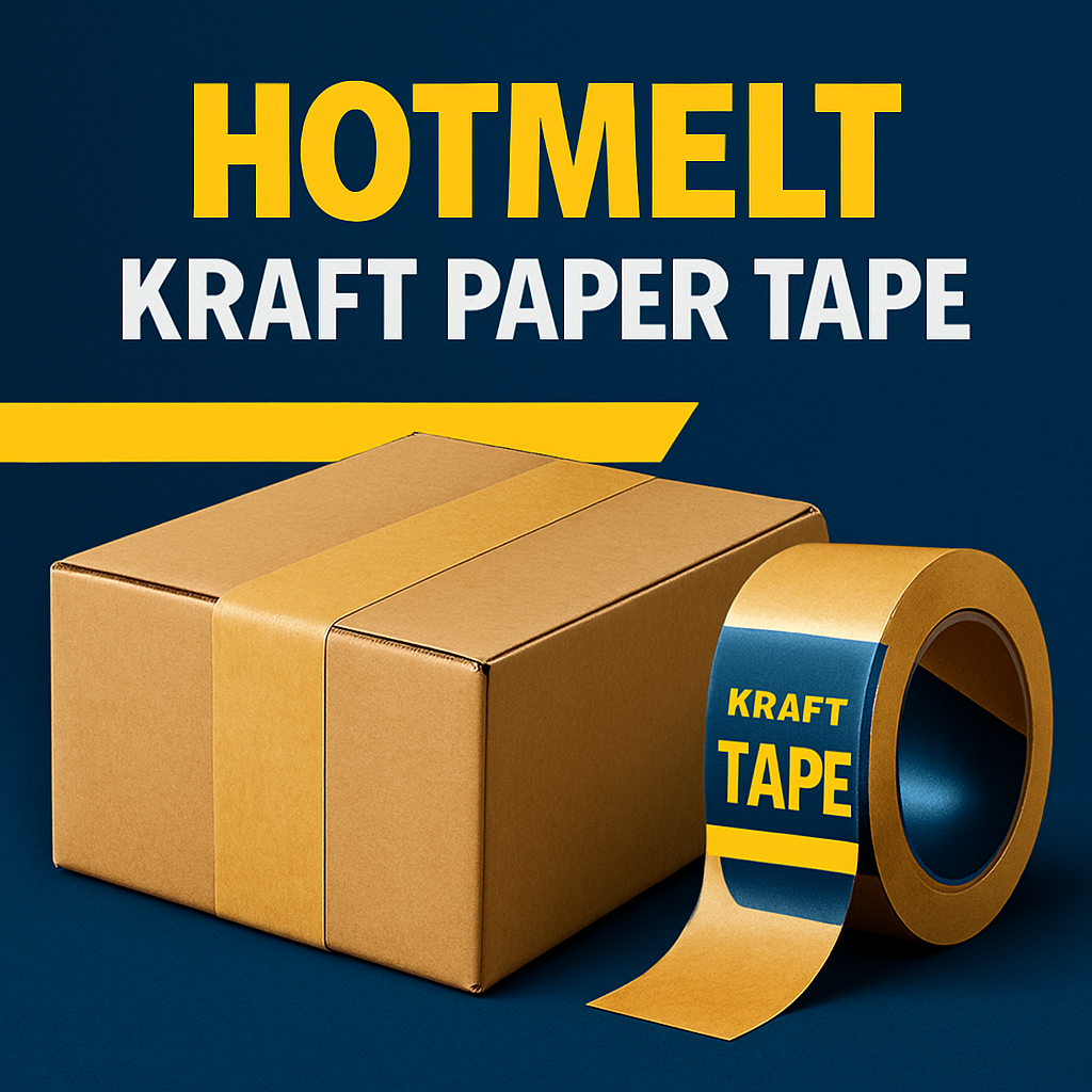 Hotmelt Kraft Paper Tape - Indigo Supplies Ltd