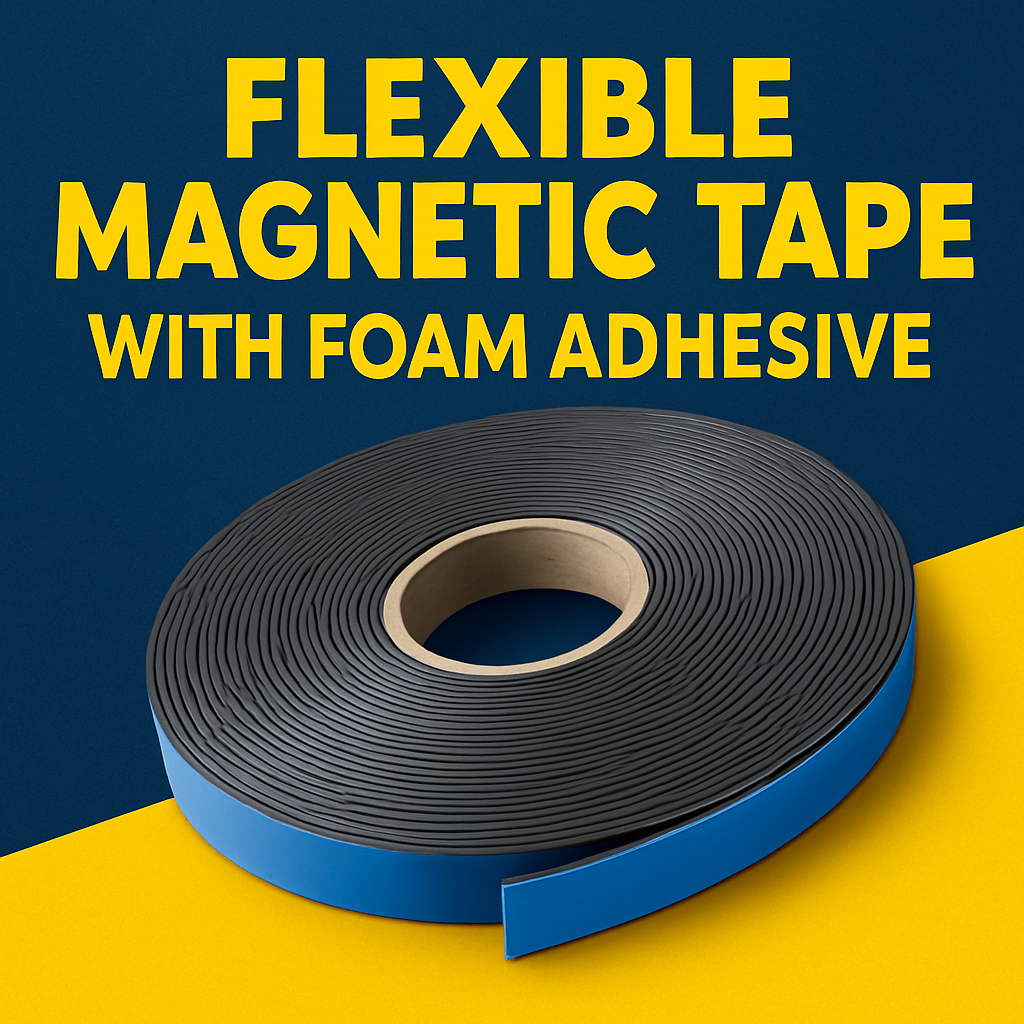 flexible magnetic tape with foam adhesive uk