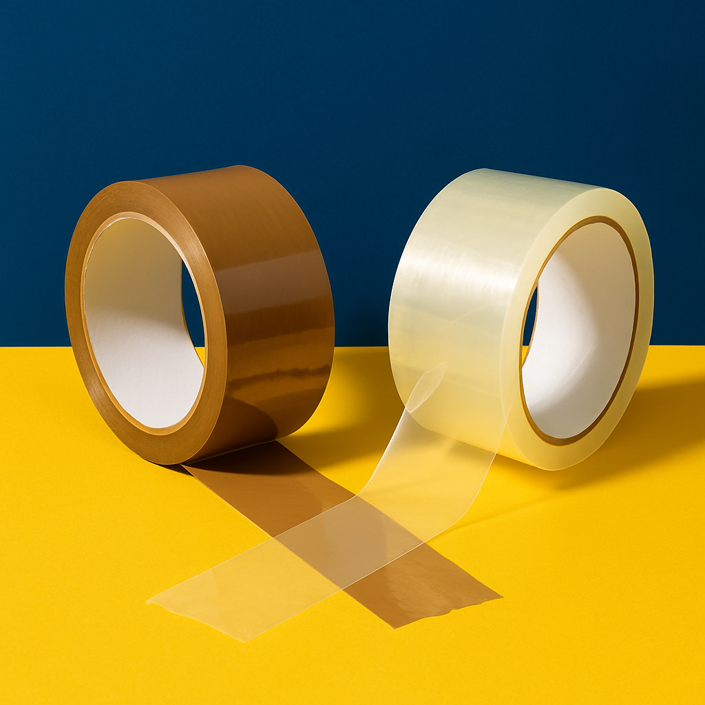 low noise polyropylene parcel packaging tape clear brown uk