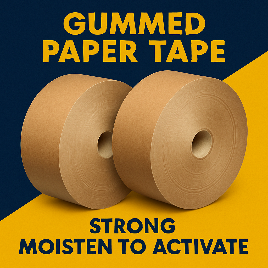 gummed paper tape packaging parcel brown uk