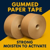 gummed paper tape packaging parcel brown uk